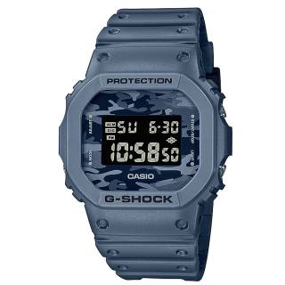 ΡΟΛΟΙ CASIO  DW-5600CA-2ER CASIO G-Shock Camo Utility Series Blue Rubber Strap