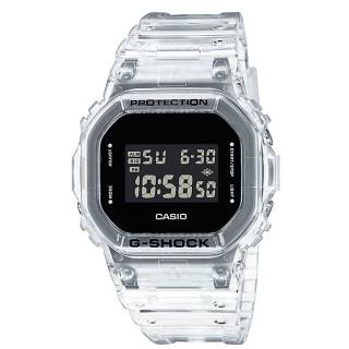 ΡΟΛΟΙ CASIO DW-5600SKE-7ER CASIO G-SHOCK Chronograph Transparent Rubber Strap