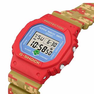 ΡΟΛΟΙ CASIO  DW-5600SMB-4ER CASIO G-Shock Super Mario Bros Limited Edition Multicolor Rubber Strap