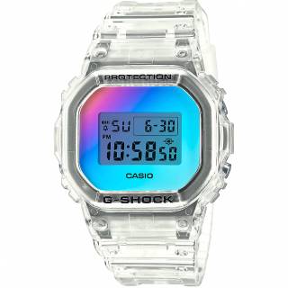 ΡΟΛΟΙ CASIO DW-5600SRS-7ER CASIO G-SHOCK Chronograph White Rubber Strap