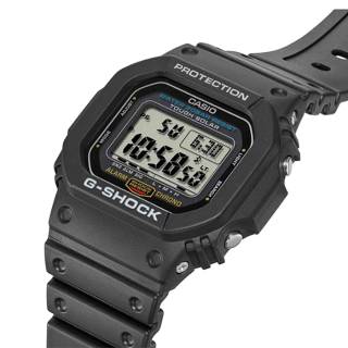 ΡΟΛΟΙ CASIO DW-5600UE-1ER G-SHOCK Solar Chronograph Black Rubber Strap