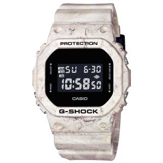 ΡΟΛΟΙ CASIO  DW-5600WM-5ER CASIO G-SHOCK Chronograph Beige Rubber Strap