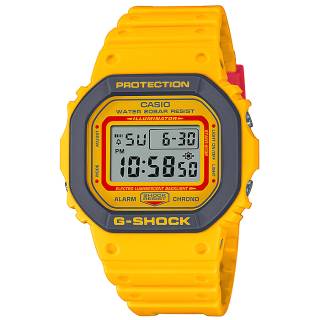 ΡΟΛΟΙ CASIO  DW-5610Y-9ER CASIO G-Shock Limited Edition '90s HERITAGE COLOR Yellow Rubber Strap