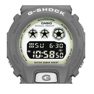 ΡΟΛΟΙ CASIO DW-6900HD-8ER G-SHOCK Chronograph Grey Plastic Strap