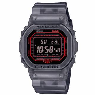 ΡΟΛΟΙ CASIO  DW-B5600G-1ER CASIO G-SHOCK Smartwatch Chronograph Grey Rubber Strap