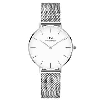 ΡΟΛΟΙ DANIEL WELLINGTON  DW00100164 DANIEL WELLINGTON Petite Sterling Silver Mesh Metallic Bracelet