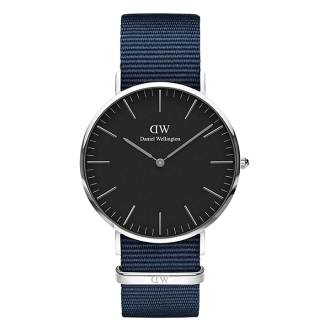 ΡΟΛΟΙ DANIEL WELLINGTON DW00100278 DANIEL WELLINGTON Bayswater Blue Fabric Strap 40mm