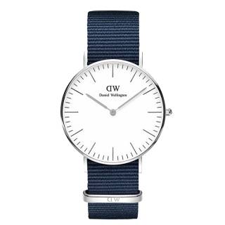 ΡΟΛΟΙ DANIEL WELLINGTON DW00100280 DANIEL WELLINGTON Bayswater Blue Fabric Strap 36mm