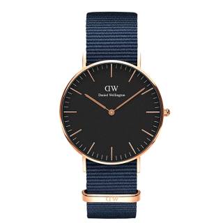 ΡΟΛΟΙ DANIEL WELLINGTON DW00100281 DANIEL WELLINGTON Bayswater Blue Fabric Strap 36mm