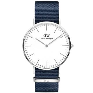 ΡΟΛΟΙ DANIEL WELLINGTON DW00500148 DANIEL WELLINGTON Bayswater Blue Fabric Strap + Roselyn Strap Gift Set 40mm