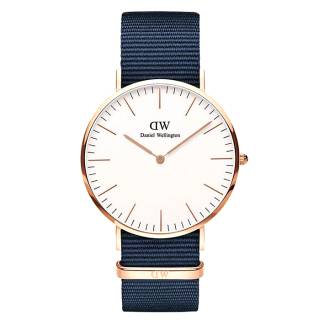 ΡΟΛΟΙ DANIEL WELLINGTON  DW00500151 DANIEL WELLINGTON Bayswater Blue Fabric Strap + Sheffield Strap Gift Set 40mm