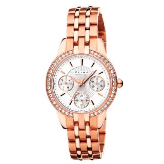 ΡΟΛΟΙ ELIXA E053-L312 ELIXA Enjoy Crystals Rose Gold Stainless Steel Bracelet