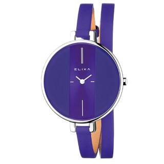 ΡΟΛΟΙ ELIXA E069-L262 ELIXA Finesse Purple Leather Strap