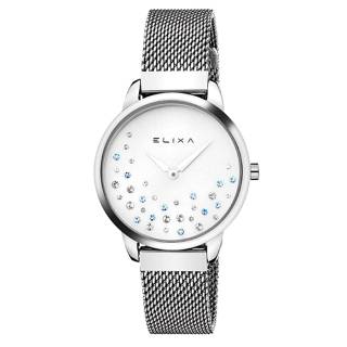 ΡΟΛΟΙ ELIXA  E121-L491 ELIXA Beauty Crystals Silver Stainless Steel Bracelet