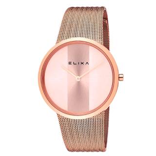 ΡΟΛΟΙ ELIXA E122-L501 ELIXA Beauty Rose Gold Stainless Steel Bracelet