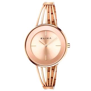 ΡΟΛΟΙ ELIXA E126-L523 ELIXA Finesse Rose Gold Stainless Steel Bracelet