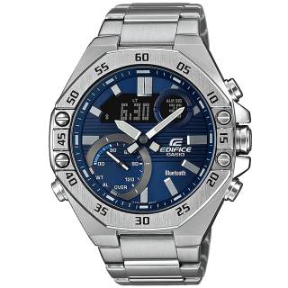 ΡΟΛΟΙ CASIO ECB-10D-2AEF CASIO Edifice Bluetooth Silver Stainless Steel Bracelet