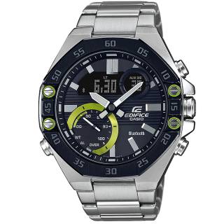 ΡΟΛΟΙ CASIO ECB-10DB-1AEF CASIO Edifice Bluetooth Silver Stainless Steel Bracelet