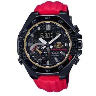 ΡΟΛΟΙ CASIO ECB-10HR-1AER CASIO Edifice Bluetooth Honda Racing Special Edition Red Rubber Strap