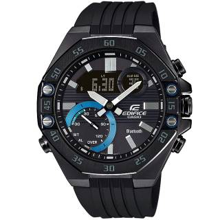 ΡΟΛΟΙ CASIO ECB-10PB-1AEF CASIO Edifice Bluetooth Black Rubber Strap