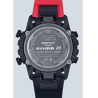 ΡΟΛΟΙ CASIO  ECB-2000NIS-1AER CASIO Edifice Solar Bluetooth Nismo Limited Edition Chronograph Black Rubber Strap