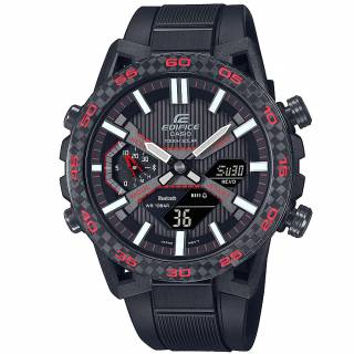 ΡΟΛΟΙ CASIO  ECB-2000PB-1AEF CASIO Edifice Solar Bluetooth  Black Rubber Strap