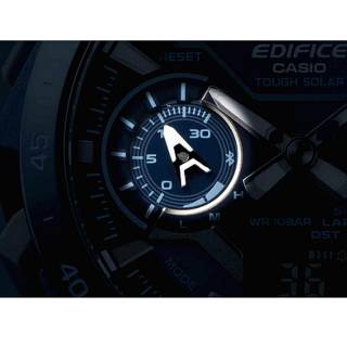 ΡΟΛΟΙ CASIO  ECB-2200CB-2AEF CASIO Edifice Tough Solar Windflow Dual Time Chronograph Blue Bracelet