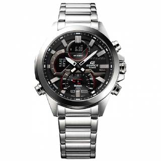 ΡΟΛΟΙ CASIO  ECB-30D-1AEF CASIO Edifice Smartwatch Silver Stainless Steel Bracelet