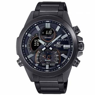 ΡΟΛΟΙ CASIO  ECB-30DC-1AEF CASIO Edifice Smartwatch Black Stainless Steel Bracelet