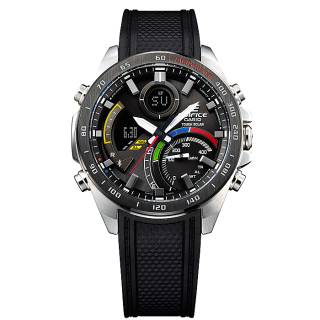 ΡΟΛΟΙ  CASIO  ECB-900MP-1AEF CASIO Edifice Tough Solar Smartwatch Chronograph Black Rubber Strap