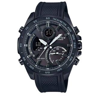 ΡΟΛΟΙ CASIO ECB-900PB-1AER CASIO Edifice Chronograph  Black Rubber Strap