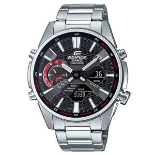 ΡΟΛΟΙ  CASIO ECB-S100D-1AEF CASIO Edifice Solar Bluetooth Chronograph Silver Stainless Steel Bracelet