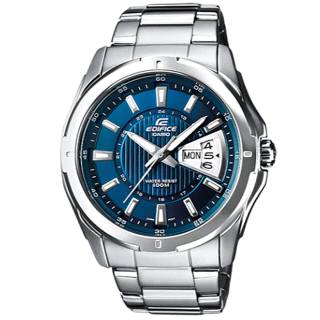 ΡΟΛΟΙ CASIO  EF-129D-2AVEF CASIO Edifice Stainless Steel Bracelet Blue Dial