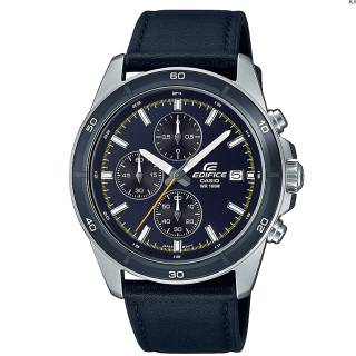 ΡΟΛΟΙ  CASIO   EFR-526L-2CVUEF CASIO Edifice Blue Leather Chronograph