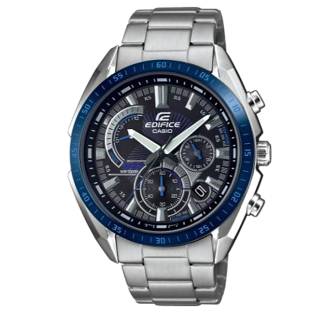 ΡΟΛΟΙ CASIO  EFR-570DB-1BVUEF CASIO Edifice Chronograph Silver Stainless Steel Bracelet