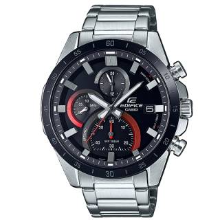 ΡΟΛΟΙ CASIO EFR-571DB-1A1VUEF CASIO Edifice Silver Stainless Steel Bracelet