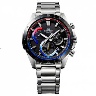 ΡΟΛΟΙ  CASIO  EFR-573HG-1AVUEF CASIO Edifice Chronograph Silver Stainless Steel Bracelet