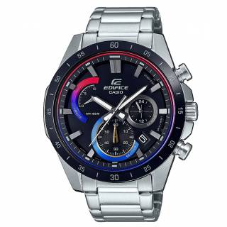 ΡΟΛΟΙ  CASIO  EFR-573HG-1AVUEF CASIO Edifice Chronograph Silver Stainless Steel Bracelet