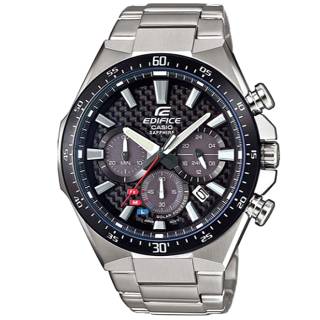 ΡΟΛΟΙ CASIO  EFS-S520CDB-1AUEF CASIO Edifice Solar Chronograph Silver Stainless Steel Bracelet