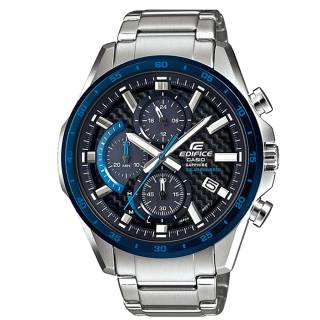 ΡΟΛΟΙ  CASIO EFS-S540DB-1BUEF CASIO Edifice Solar Chronograph Silver Stainless Steel Bracelet