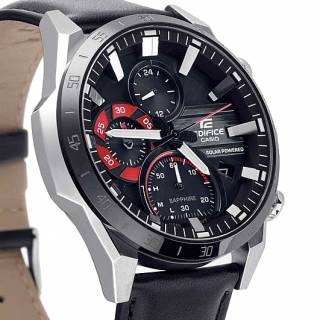 ΡΟΛΟΙ CASIO   EFS-S620BL-1AVUEF CASIO Edifice Solar Black Leather Strap