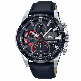 ΡΟΛΟΙ CASIO   EFS-S620BL-1AVUEF CASIO Edifice Solar Black Leather Strap