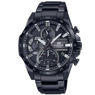 ΡΟΛΟΙ CASIO  EFS-S620DC-1AVUEF CASIO Edifice Solar Black Stainless Steel Bracelet