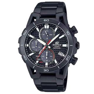 ΡΟΛΟΙ CASIO  EFS-S640DC-1AVUEF CASIO Edifice Solar Chronograph Black Stainless Steel Bracelet