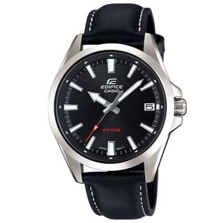 ΡΟΛΟΙ CASIO EFV-100L-1AVUEF CASIO Edifice Black Leather Strap