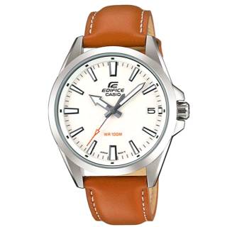 ΡΟΛΟΙ CASIO EFV-100L-7AVUEF CASIO Edifice Brown Leather Strap