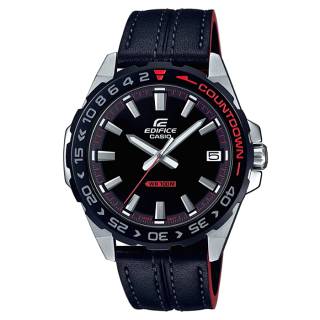 ΡΟΛΟΙ CASIO  EFV-120BL-1AVUEF CASIO Edifice Black Leather Strap