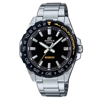 ΡΟΛΟΙ CASIO  EFV-120DB-1AVUEF CASIO Edifice Silver Stainless Steel Bracelet