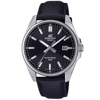 ΡΟΛΟΙ  CASIO   EFV-150L-1AVUEF CASIO Edifice Black Leather Strap