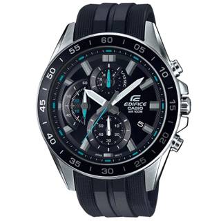 ΡΟΛΟΙ CASIO EFV-550P-1AVUEF CASIO Edifice Chronograph Black Rubber Strap